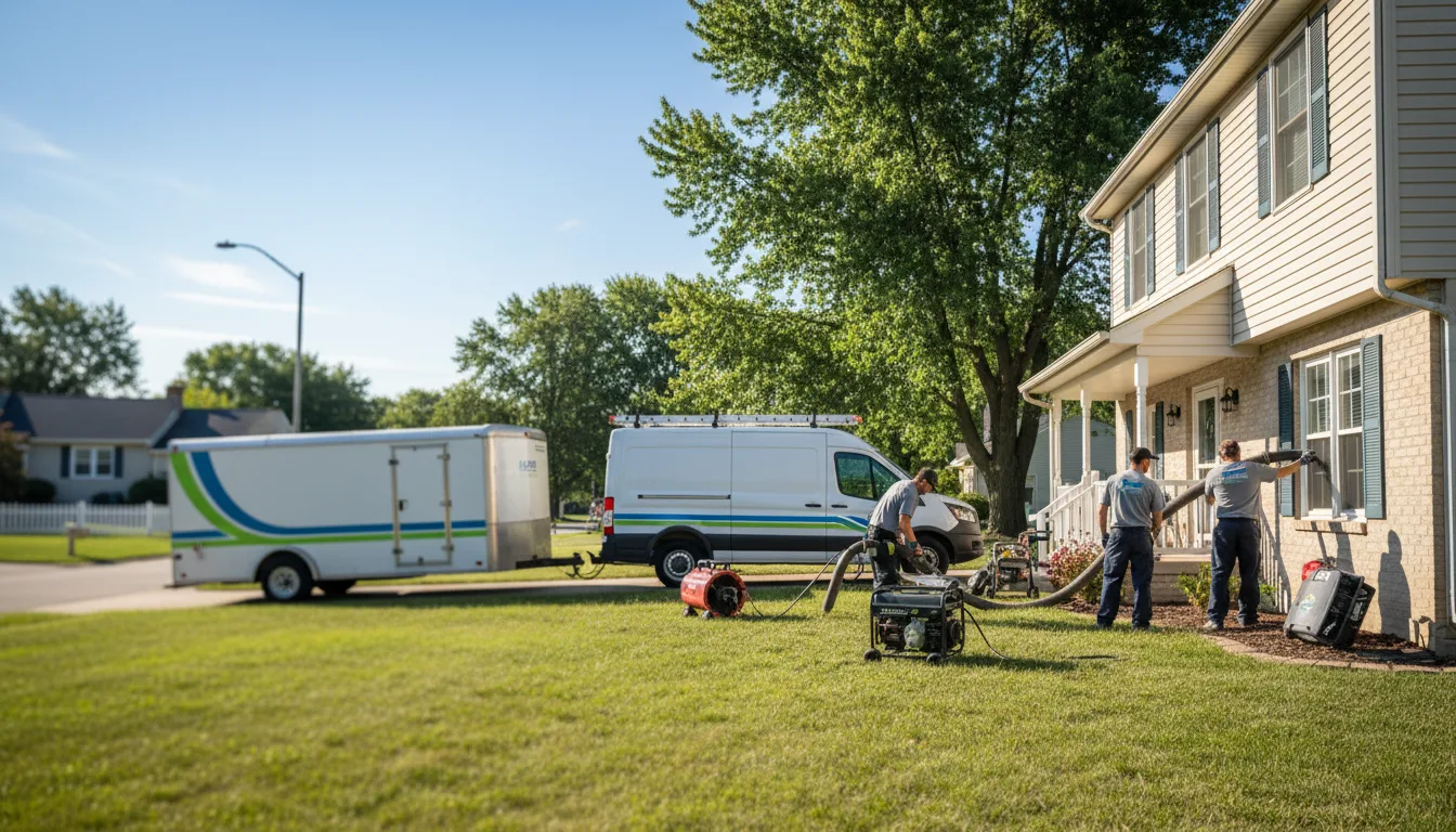 Flooded Basement Restoration And Cleanup With Repair in Lake Odessa, MI near me
